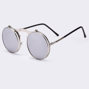 VINTAGE STEAMPUNK Sunglasses round Designer steam punk