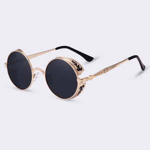 Steampunk Vintage Sunglass Fashion round