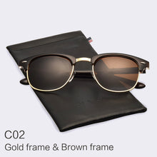 Classic Half Metal Polarized Sunglasses