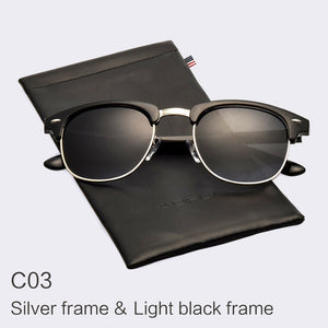 Classic Half Metal Polarized Sunglasses