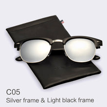 Classic Half Metal Polarized Sunglasses