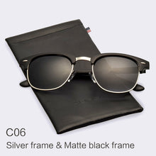 Classic Half Metal Polarized Sunglasses
