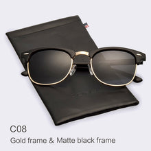 Classic Half Metal Polarized Sunglasses